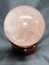 Load image into Gallery viewer, Rose Quartz Sphere 0215